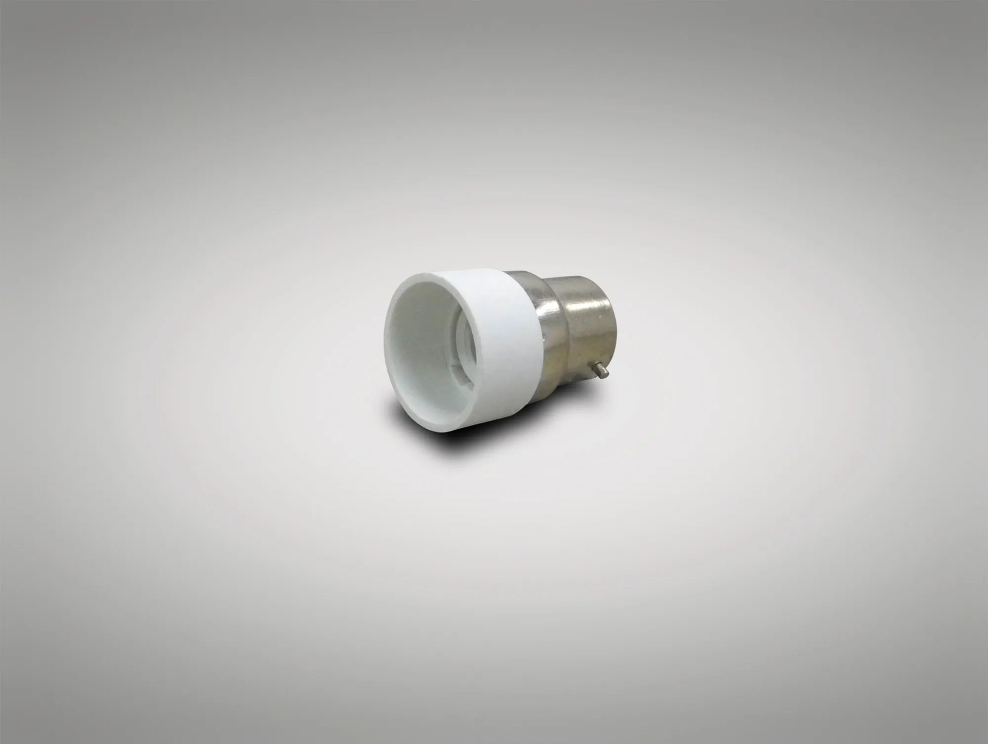 Elements B22 to E14 Lamp Socket Converter White D0230  Deco Elements
